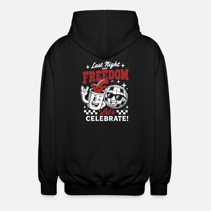 No Probllama JGA Lama Design - Unisex Kapuzenjacke - Schwarz
