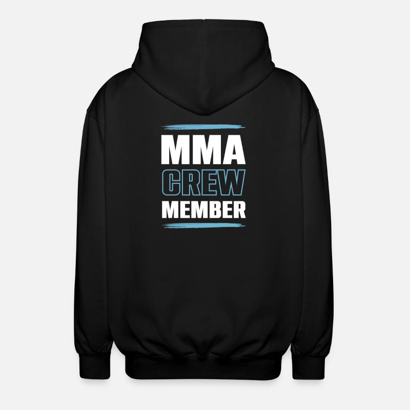 Mma Crew - Unisex Hooded Jacket - black