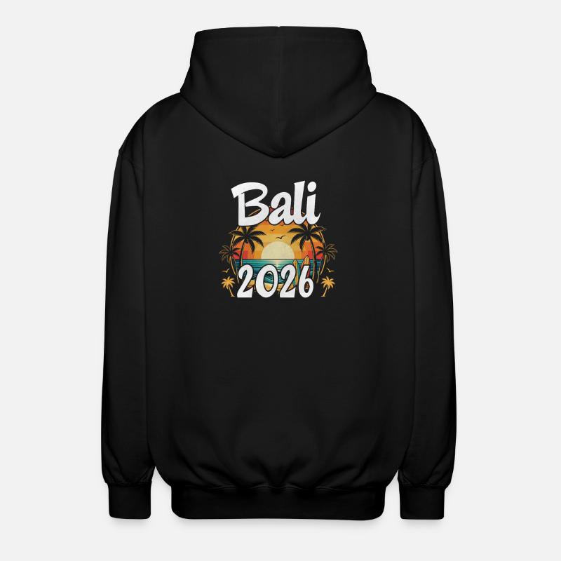 Bali 2026 - Unisex Hooded Jacket - black