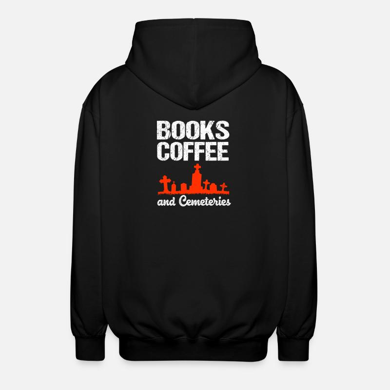 Bestattung Kaffee - Unisex Kapuzenjacke - Schwarz