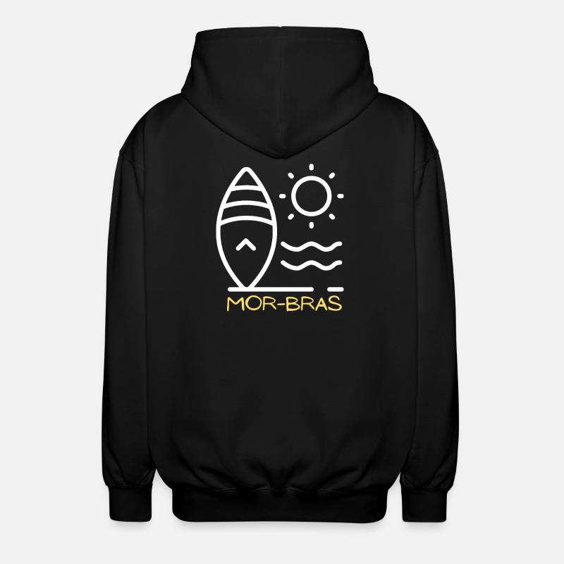 Mor Bras - Unisex Hooded Jacket - black