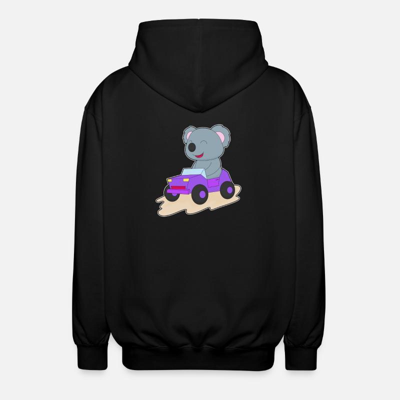 Koala Car - Veste à capuche unisexe - noir