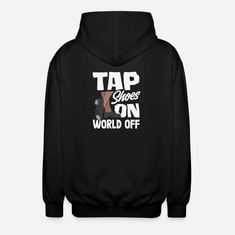 Stepptänzer, Steppschuhe, Tap Dance - Unisex Kapuzenjacke - Schwarz