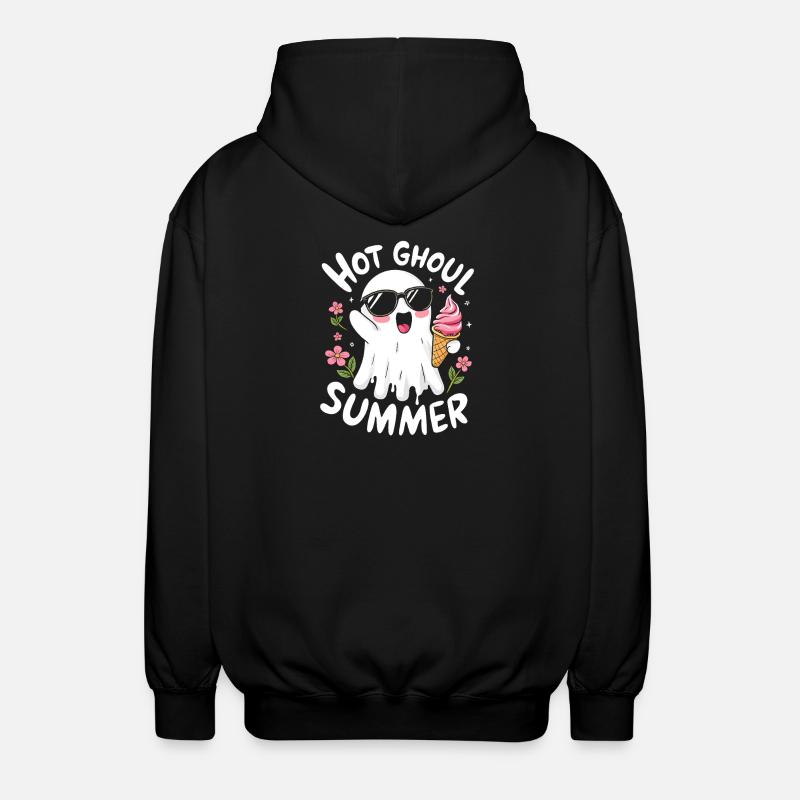 Hot Ghoul Summerween Halloween - Veste à capuche unisexe - noir