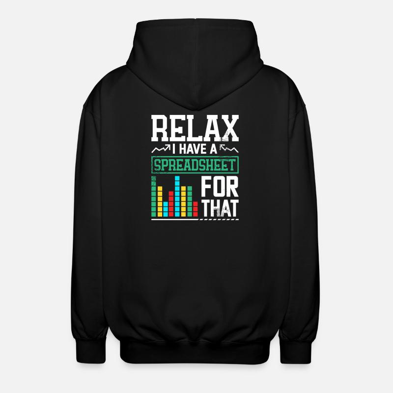 Détends-toi, j’ai un tableau - Veste à capuche unisexe - noir