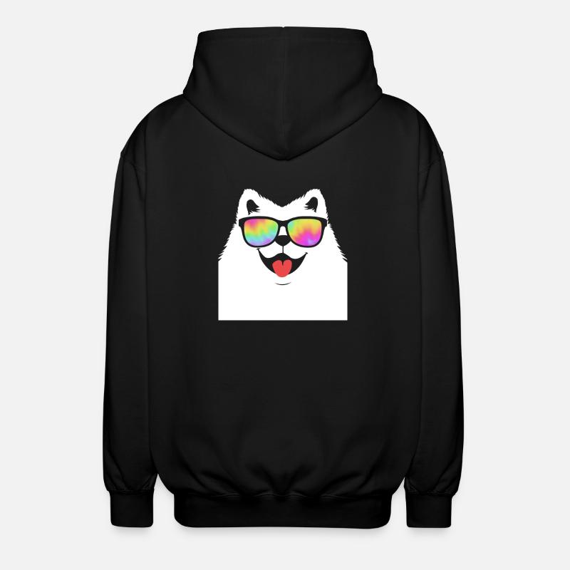 Samoyède - Veste à capuche unisexe - noir