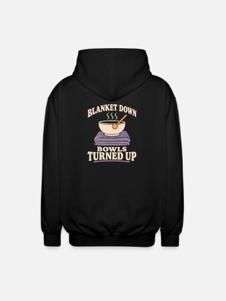 Klangbad Klangheilung Singing Bowl Gift - Unisex Hooded Jacket - black