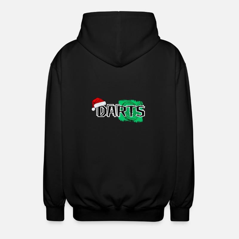 Darts - Unisex Kapuzenjacke - Schwarz
