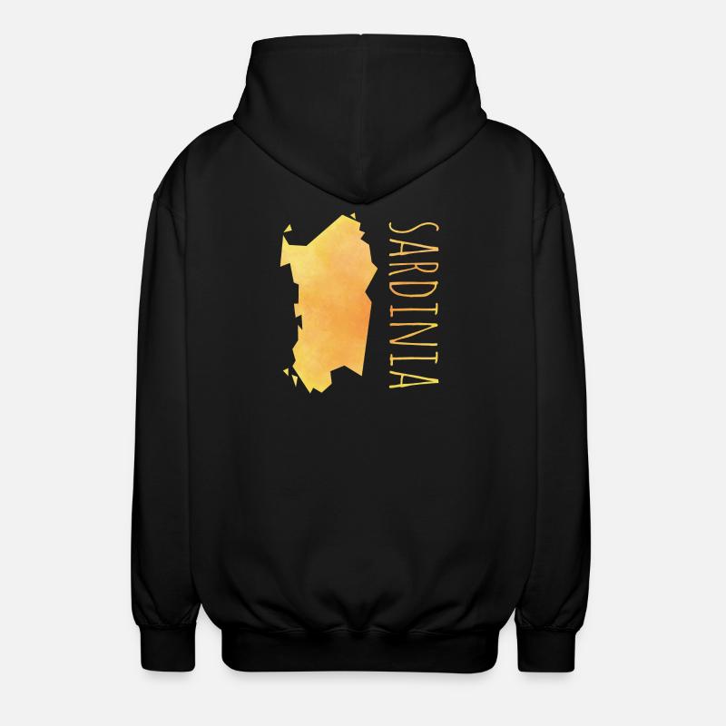 sardinia - Unisex Kapuzenjacke - Schwarz