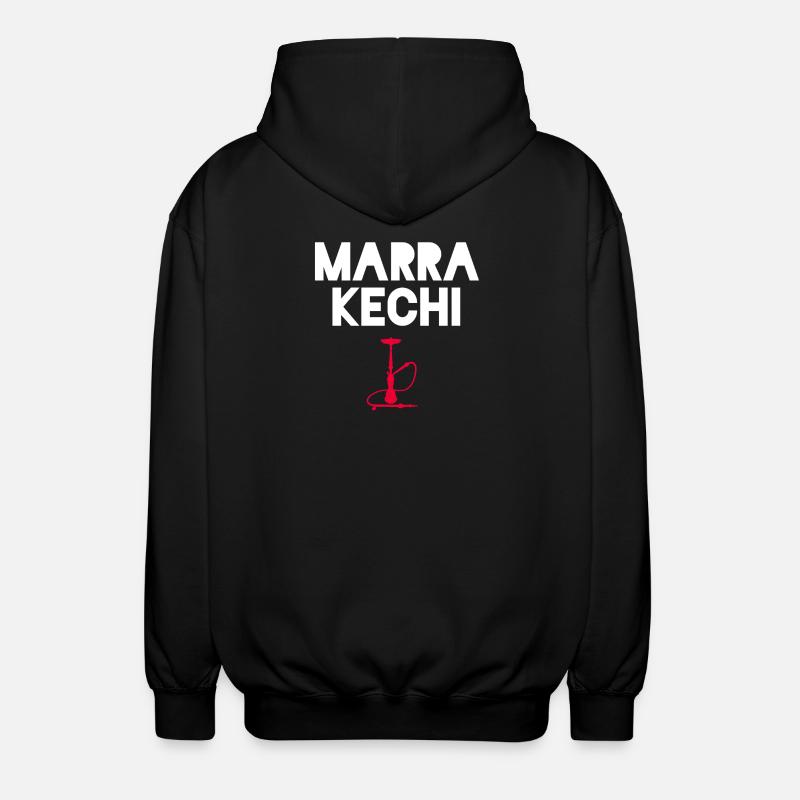 El Marrakechi Souvenir Marrakech - Unisex Hooded Jacket - black