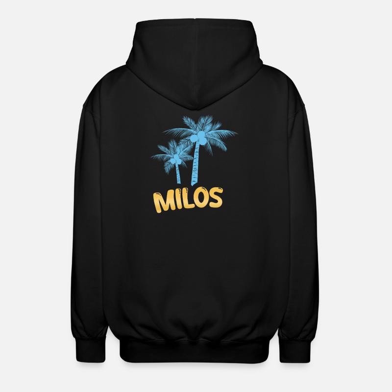 Milos Milos - Unisex Kapuzenjacke - Schwarz