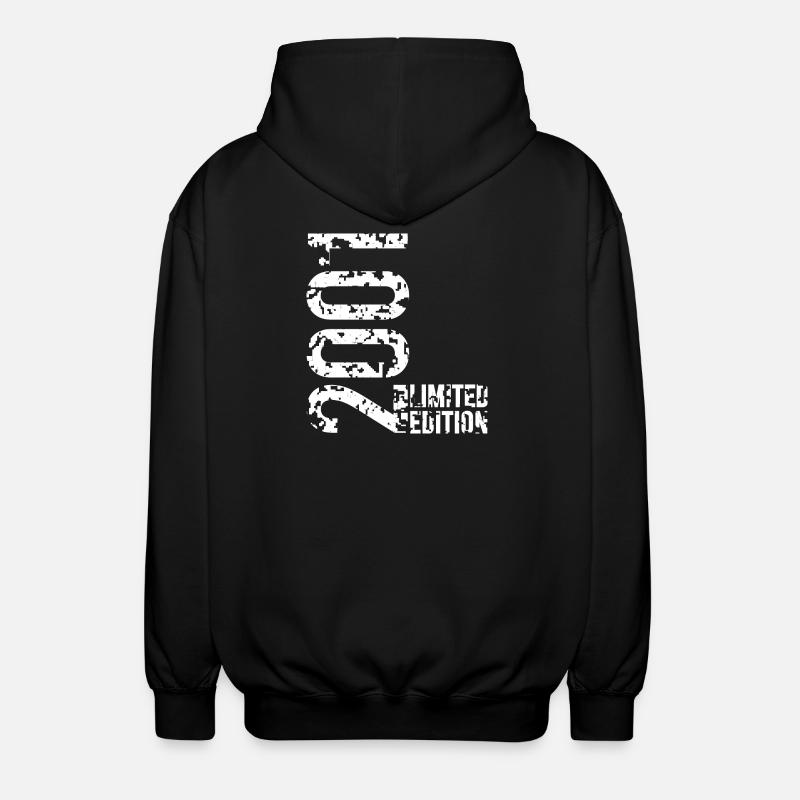 Limited édition l'an 2001 - Veste à capuche unisexe - noir