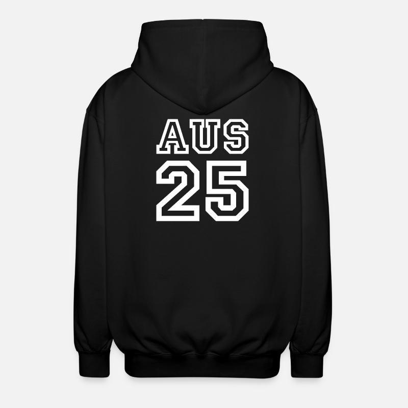 AUSTRALIE 2025 - Veste à capuche unisexe - noir