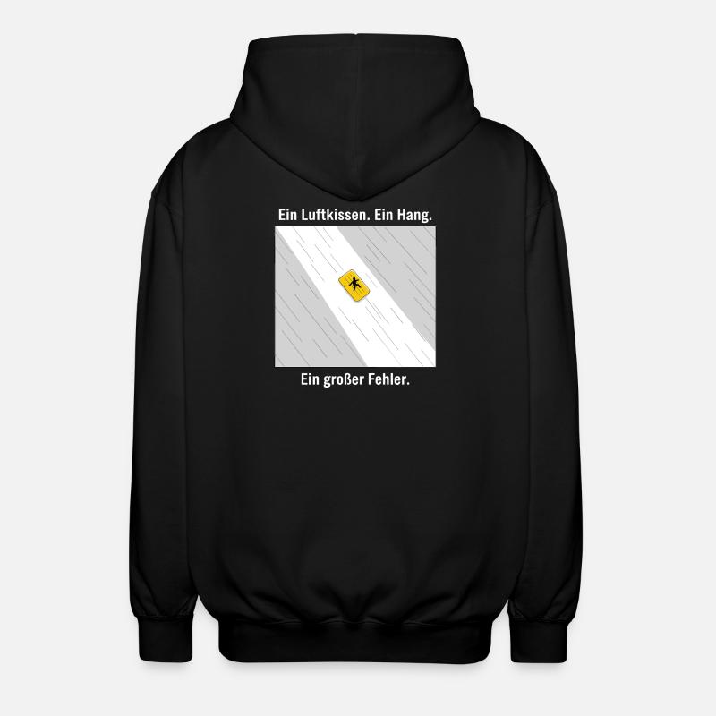 Une grosse erreur - Veste à capuche unisexe - noir