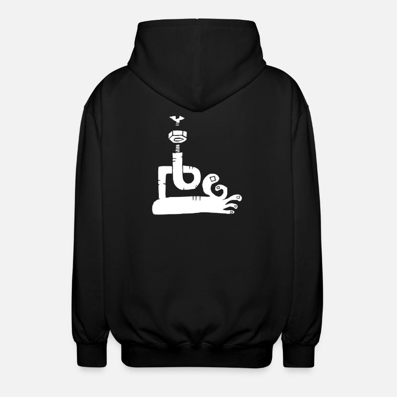 Pied ! - Veste à capuche unisexe - noir