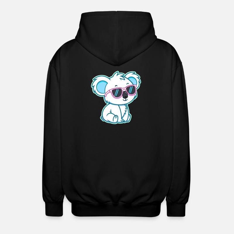 Koala White Chill Sonnenbrille - Unisex Kapuzenjacke - Schwarz