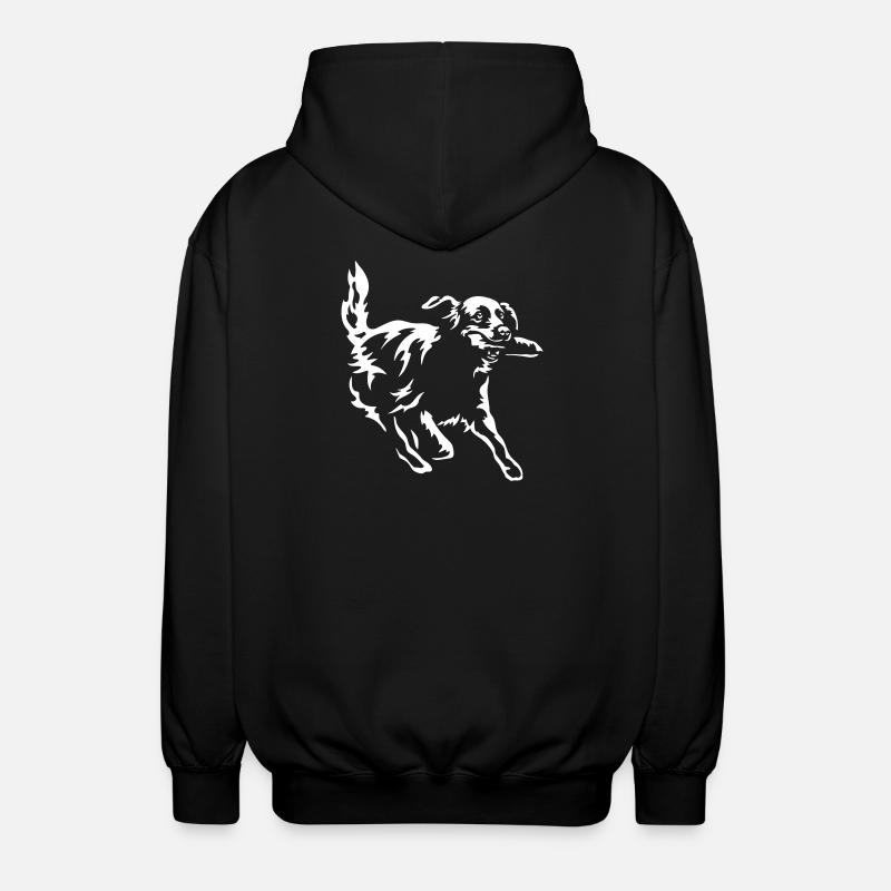 Golden Retriever « Black Edition » - Veste à capuche unisexe - noir