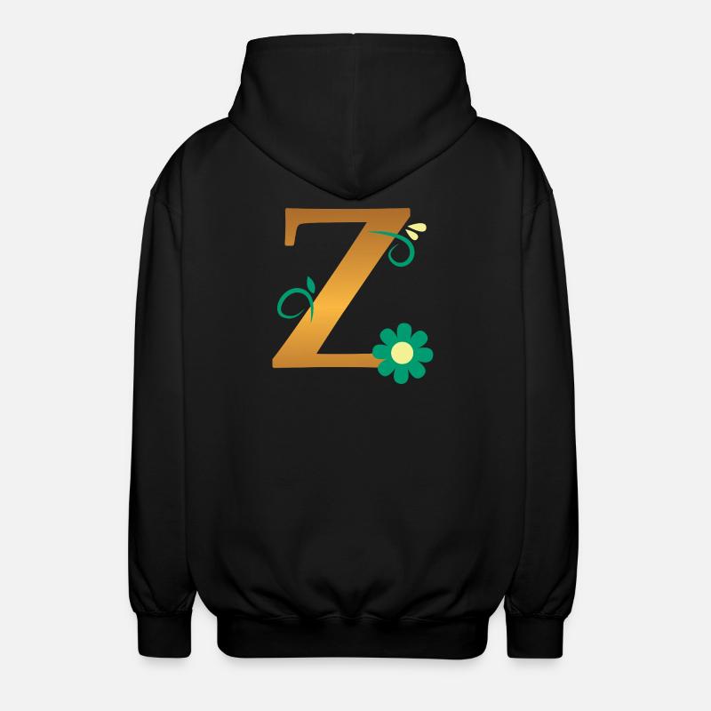 Z - Unisex Kapuzenjacke - Schwarz