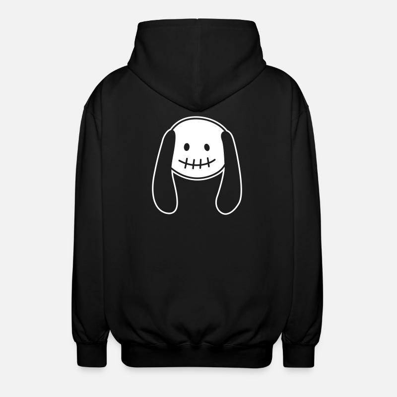 Poupée zombie – Mignon et effrayant combinés - Veste à capuche unisexe - noir
