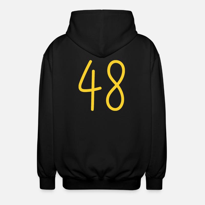 48 - Unisex Kapuzenjacke - Schwarz