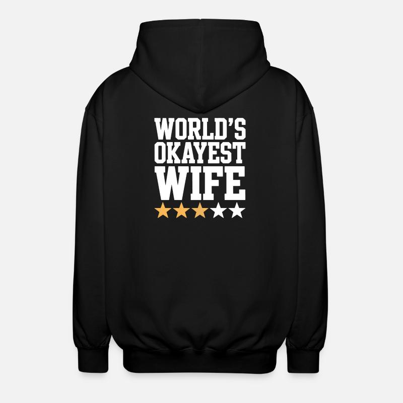 Die beste Ehefrau der Welt Tee - Unisex Kapuzenjacke - Schwarz