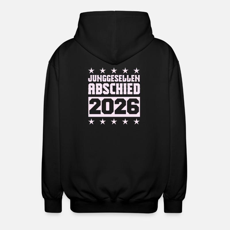 junggesellenabschied_2026 - Unisex Kapuzenjacke - Schwarz