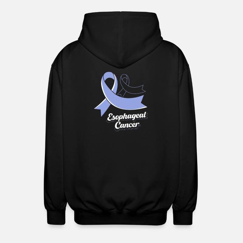 Krebs Speiseröhre Chemo Krebs-Überlebender - Unisex Kapuzenjacke - Schwarz