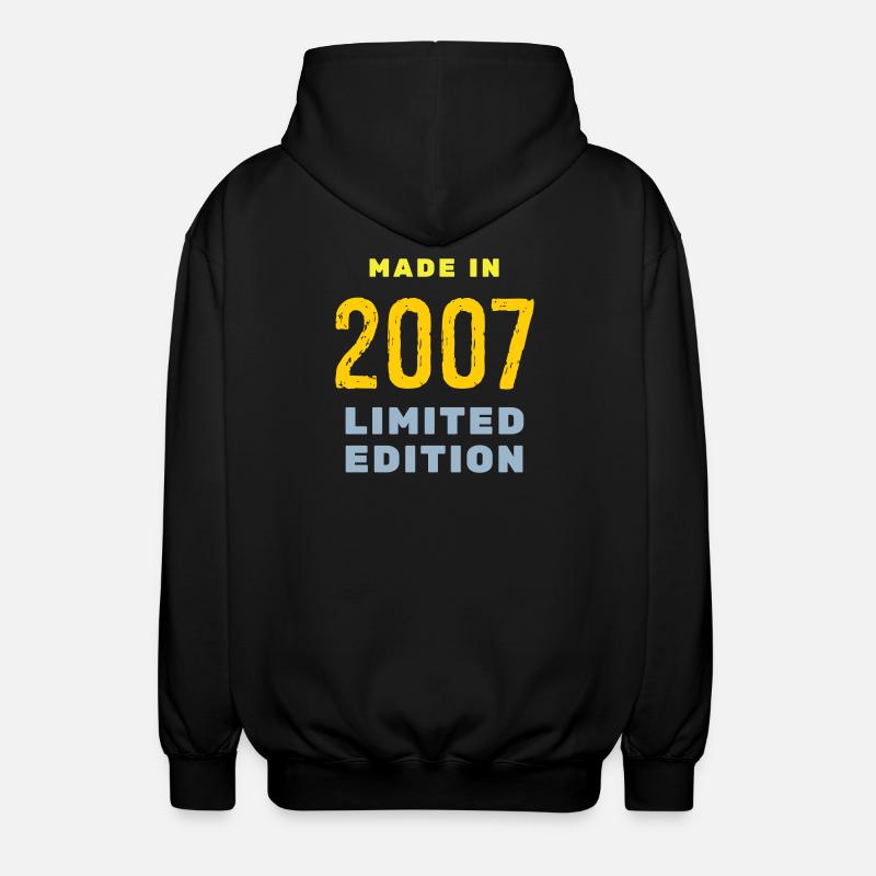2007 - Unisex Hooded Jacket - black
