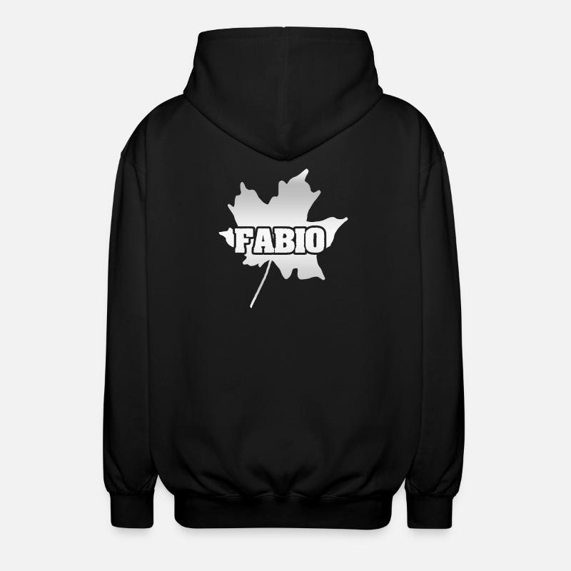 Cadeau pour Fabio - Veste à capuche unisexe - noir