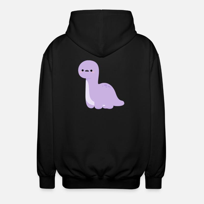 Brachiosaurus Lulu - Unisex Kapuzenjacke - Schwarz