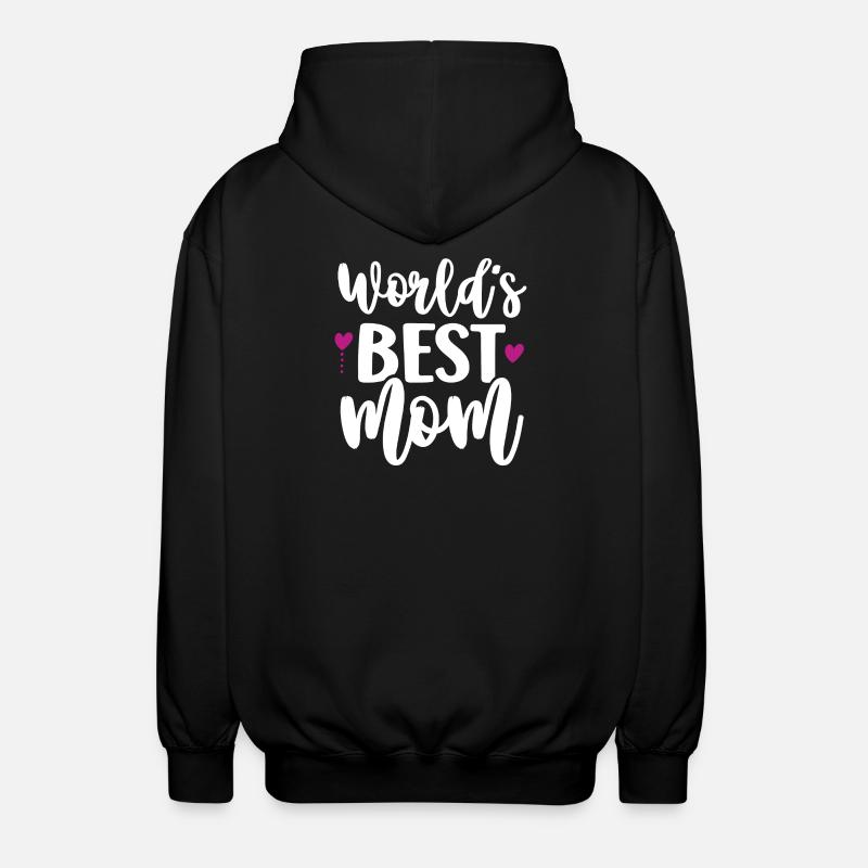 La meilleure maman du monde - Veste à capuche unisexe - noir