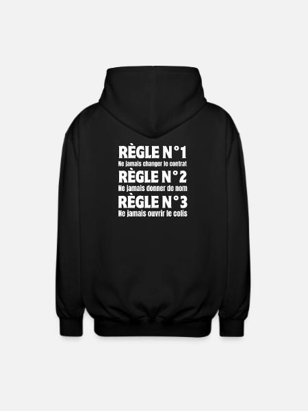 Zusteller, Postbot, Zusteller - Unisex Kapuzenjacke - Schwarz