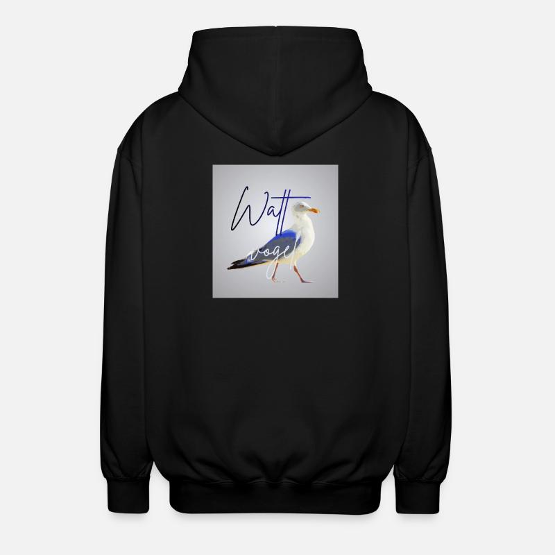 Wattvogel_3 - Veste à capuche unisexe - noir