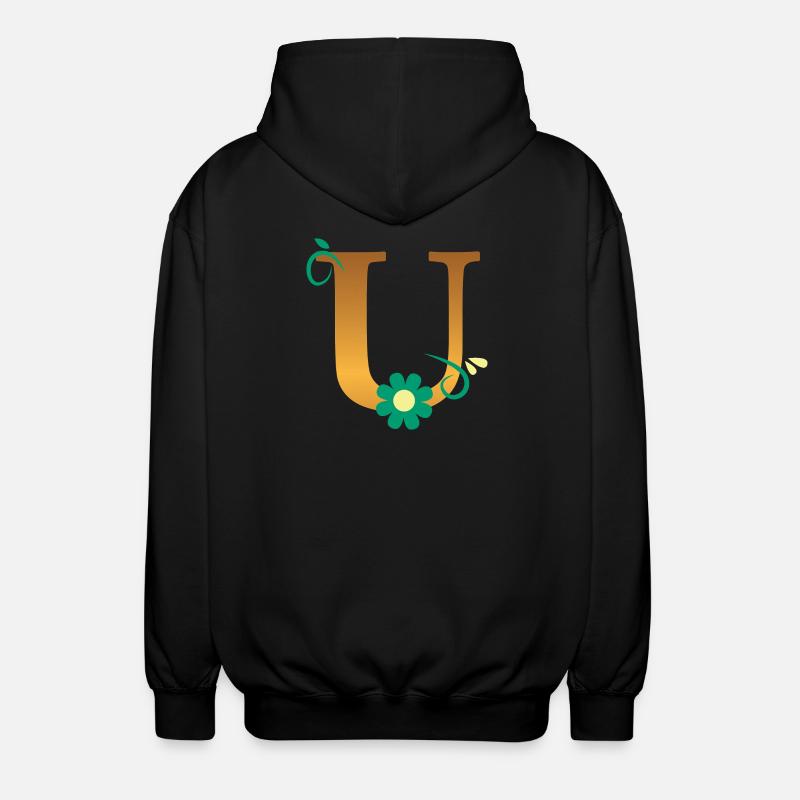 U - Unisex Kapuzenjacke - Schwarz