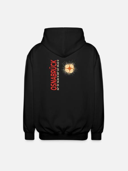 Osnabrück - Unisex Kapuzenjacke - Schwarz