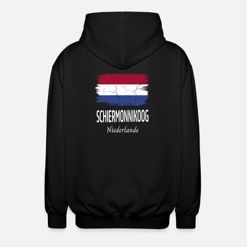 Schiermonnikoog - Veste à capuche unisexe - noir