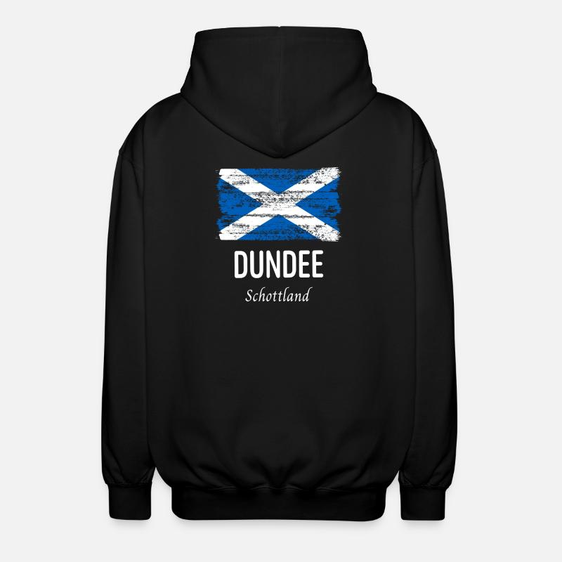 Dundee - Unisex Kapuzenjacke - Schwarz