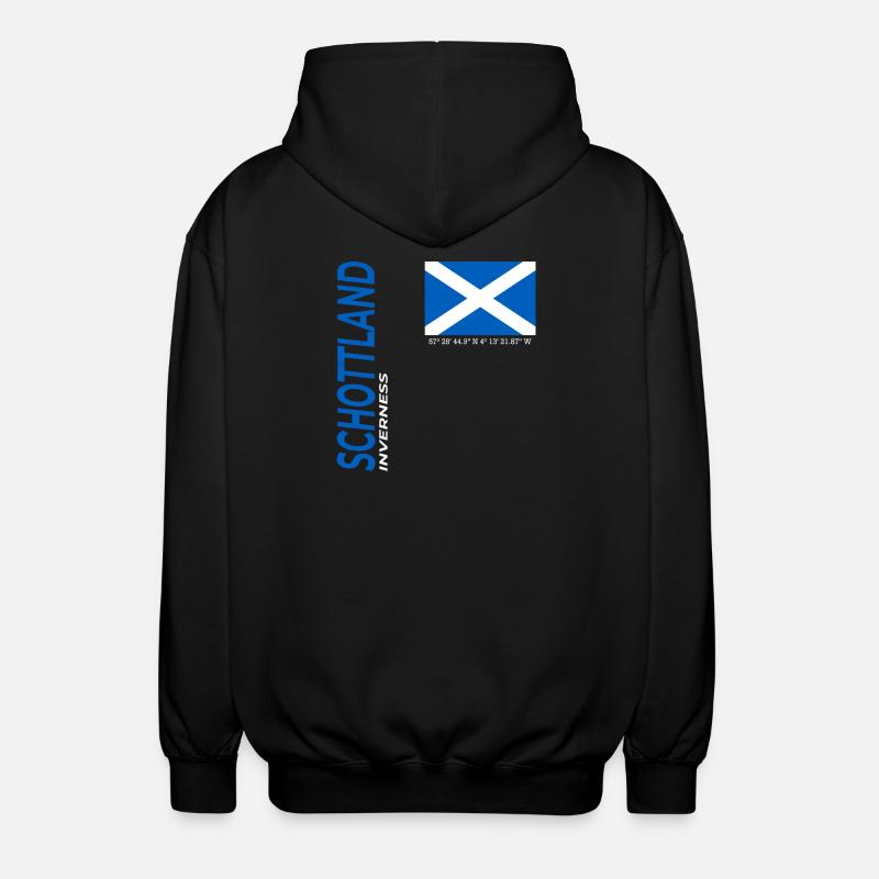 Inverness - Unisex Hooded Jacket - black