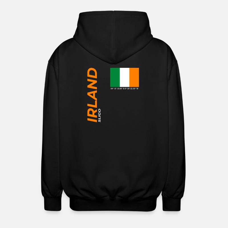 Sligo - Unisex Kapuzenjacke - Schwarz
