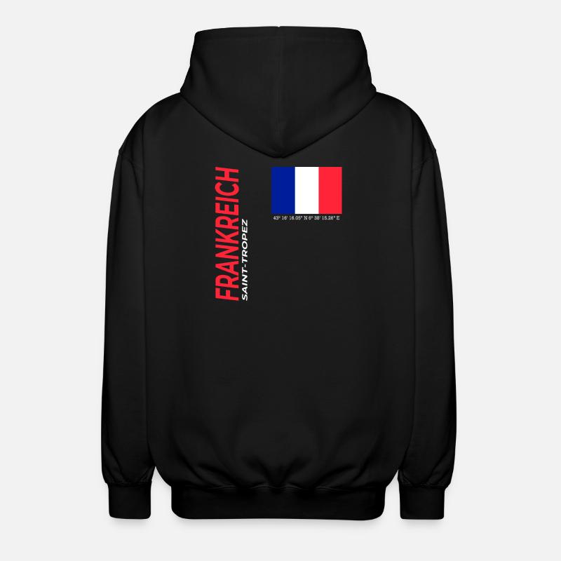 Saint-Tropez - Unisex Kapuzenjacke - Schwarz