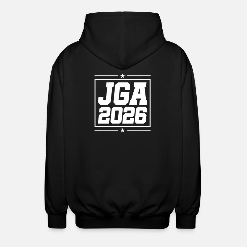 Jga 2026 Junggesellenabschied - Unisex Kapuzenjacke - Schwarz