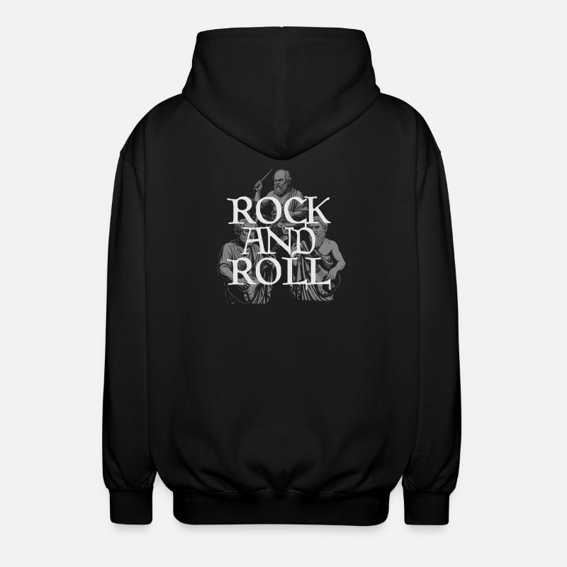 Classic Rock and Roll Philosophenband - Unisex Kapuzenjacke - Schwarz