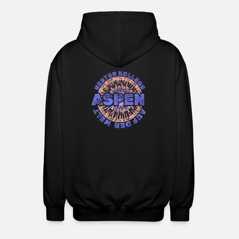 Mitarbeiter Aspen - Unisex Kapuzenjacke - Schwarz