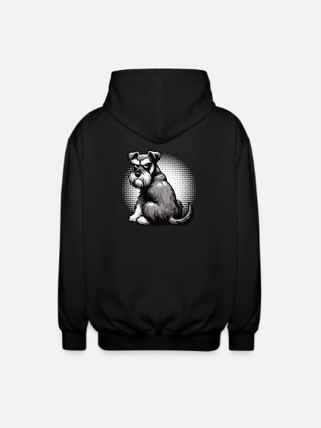 Schnauzer Giant Schnauzer Schnauzer Owner - Unisex Hooded Jacket - black