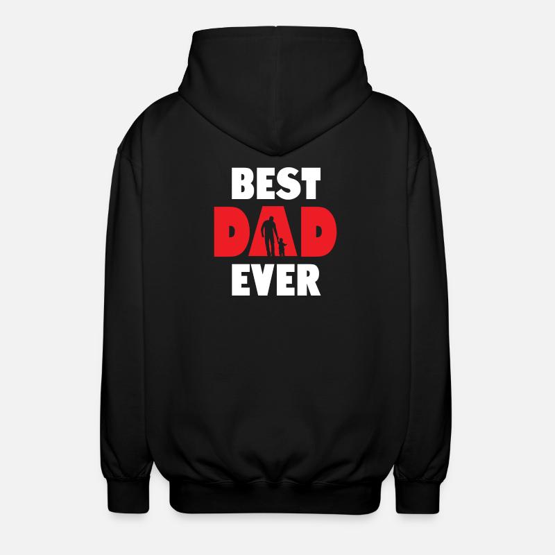 Bester Vater aller Zeiten - Unisex Kapuzenjacke - Schwarz
