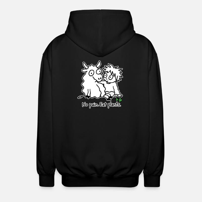 Esse Pflanzen - Unisex Kapuzenjacke - Schwarz