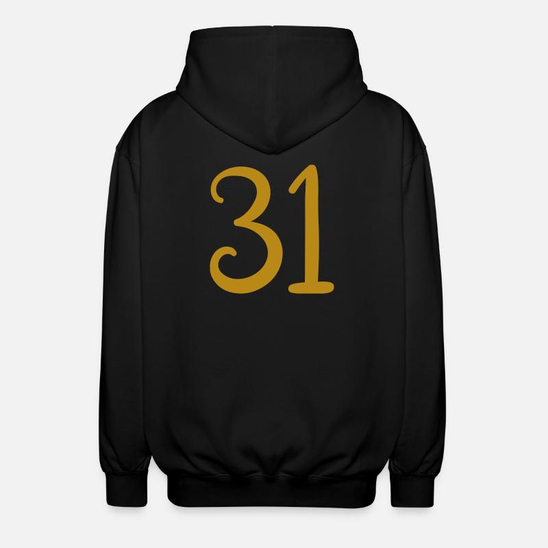 31 - Unisex Hooded Jacket - black