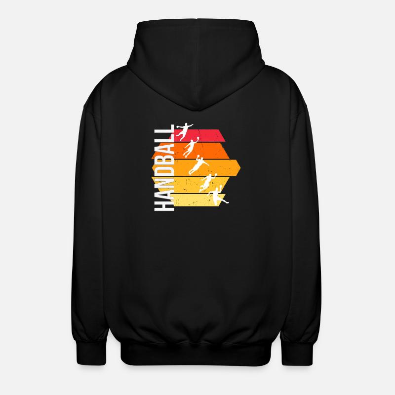 Handball - Unisex Kapuzenjacke - Schwarz