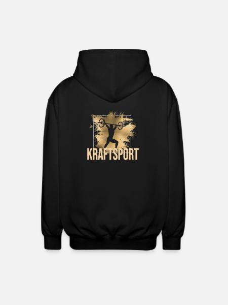 Kraftsport - Unisex Kapuzenjacke - Schwarz