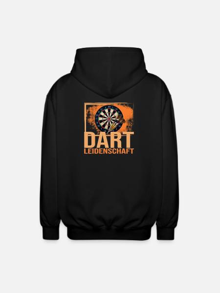 Dart Leidenschaft - Unisex Kapuzenjacke - Schwarz
